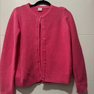 Hanna Andersson Vibrant Pink Cardigan